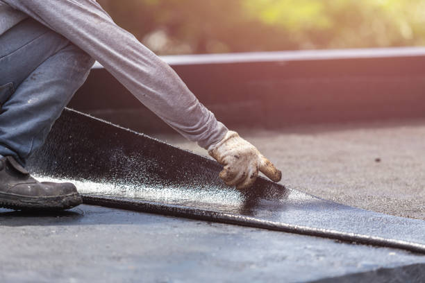 Professional Waterproofing technician working in Abell, MD